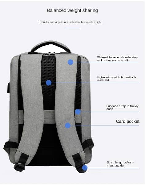 Laptop Bag High Quality Imported Backpack 7