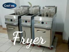 Commercial Fryer,Hot plate,Ss Hood, Sink, Table, equipment