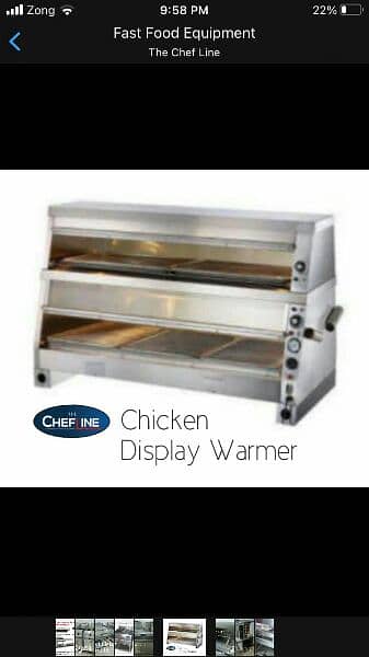 Commercial fryer, Fast Food Restaurant equipment, machine available. 10