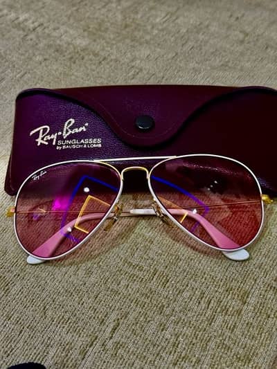 Rayban flying Pink Rose