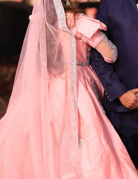 Walima bridal Fairy tail pink gown for sale 1