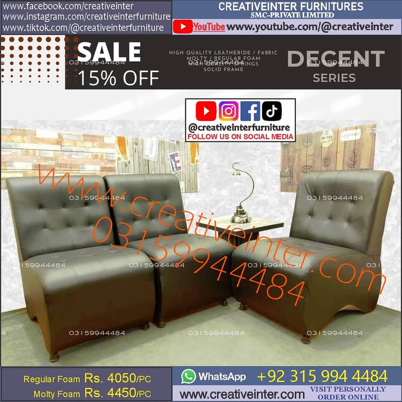 Office single sofa desgn furniture home parlor cafe table chair desk 5