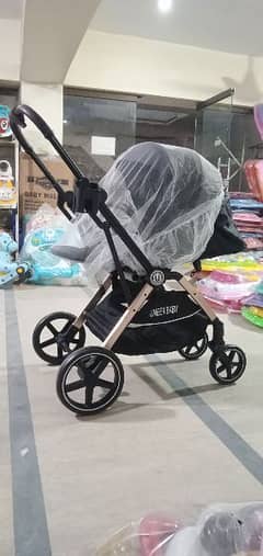 Imported Baby stroller pram best for New born 03216102931