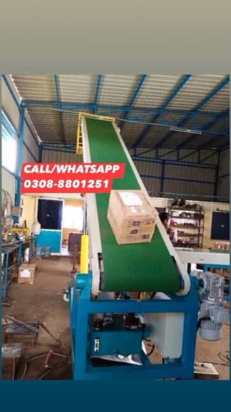 We deals in all types of conveyor manufacturing delivery all over pak