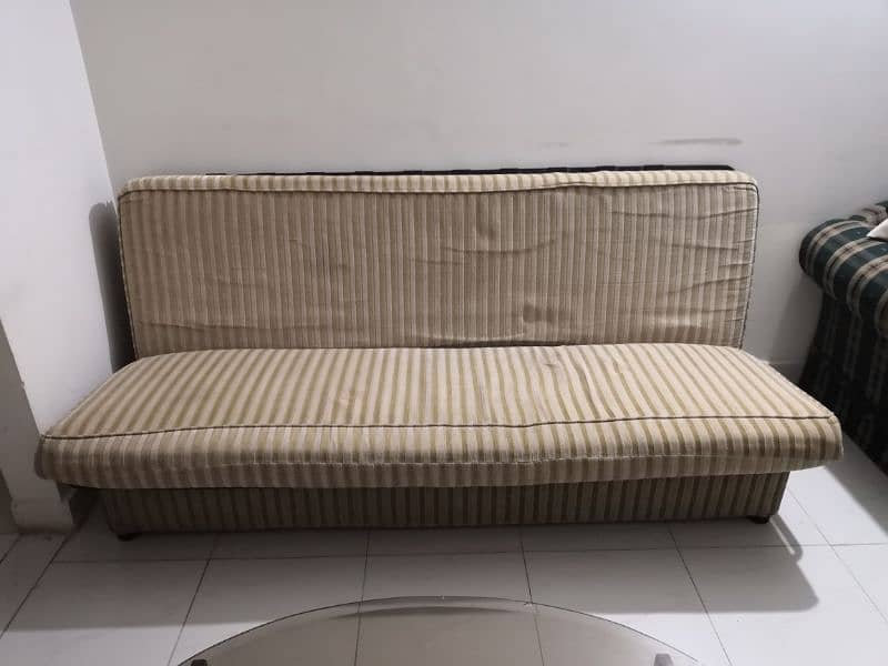 Sofa cum bed with mattress 1