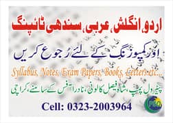 We Can Type in Urdu, English, Sindhi & Arabic Languages