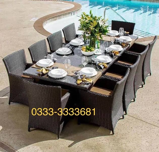 Rattan Dining Chairs Outdoor Furniture 1