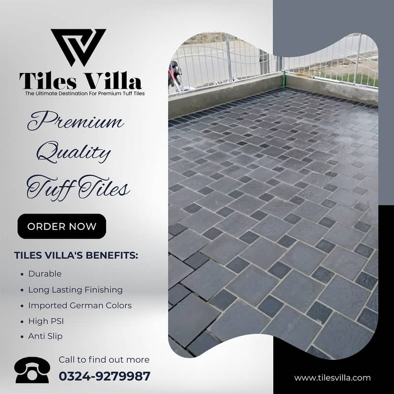 Tuff Tiles / Car Porch And Ramp Tiles / Garden Tiles / Chemical Tiles 16