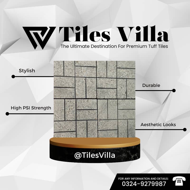 Tuff Tiles / Car Porch And Ramp Tiles / Garden Tiles / Chemical Tiles 3