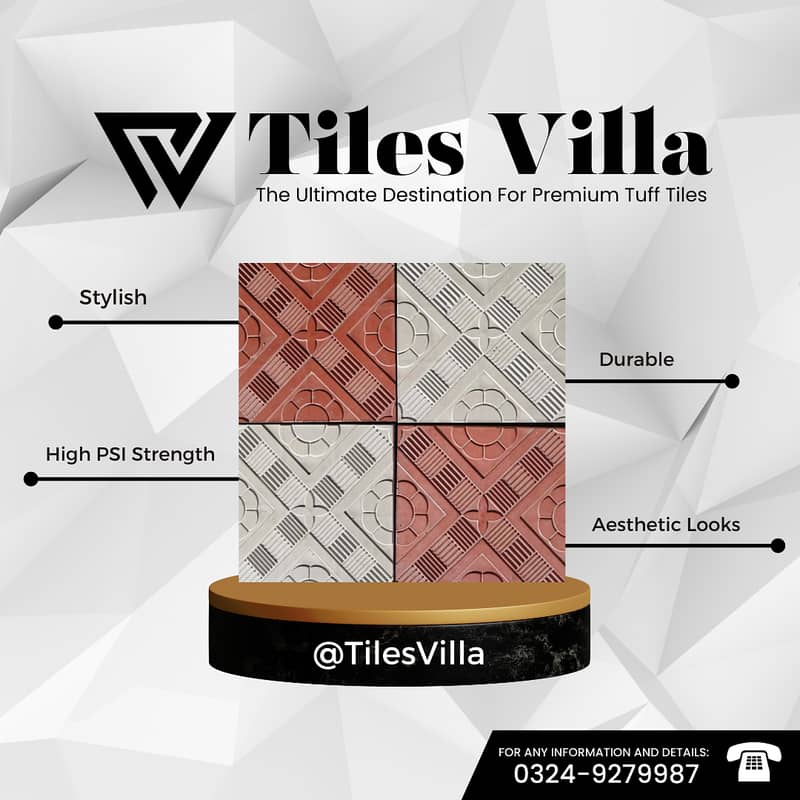 Tuff Tiles / Car Porch And Ramp Tiles / Garden Tiles / Chemical Tiles 14