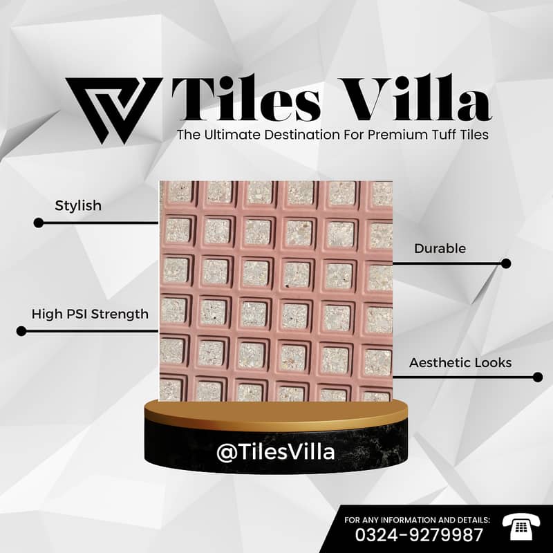 Tuff Tiles / Car Porch And Ramp Tiles / Garden Tiles / Chemical Tiles 18