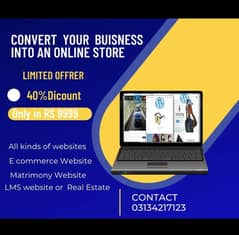 E commerce store website service