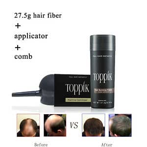 Toppik Hair Building Fiber Light OR Dark Brown hair line powder 6