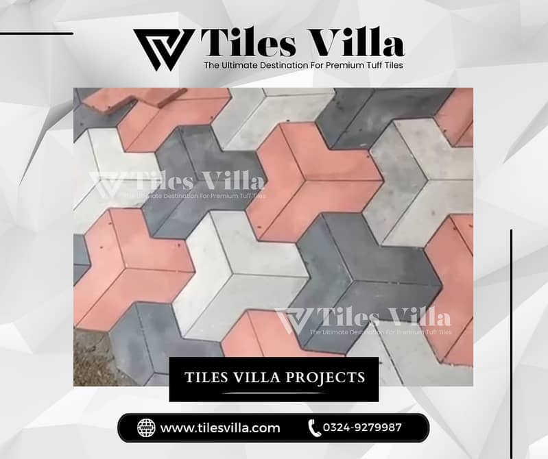 Tuff Tiles / Car Porch And Ramp Tiles / Garden Tiles / Chemical Tiles 4