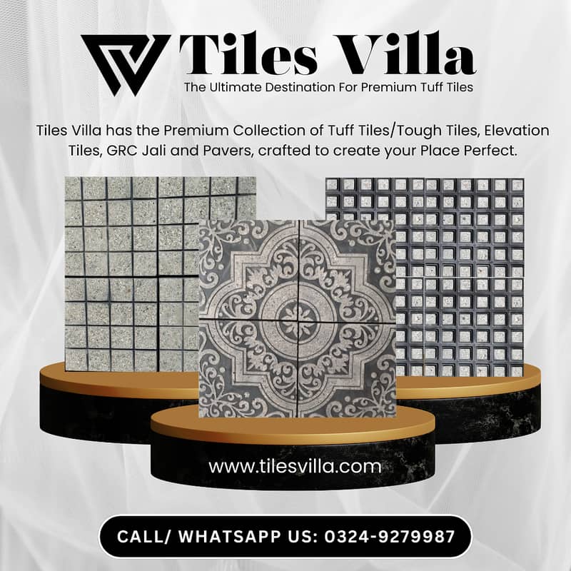 Tuff Tiles / Car Porch And Ramp Tiles / Garden Tiles / Chemical Tiles 1