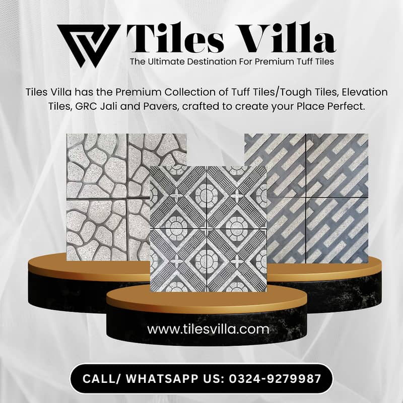 Tuff Tiles / Car Porch And Ramp Tiles / Garden Tiles / Chemical Tiles 2