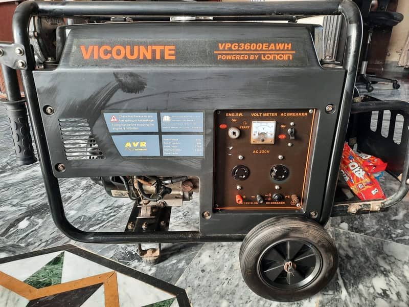 VICOUNTE GENERATOR VPG 3600EAWH 2