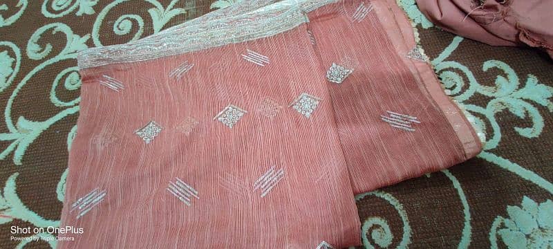 pink piyazi color suit stiched ready to wear 1