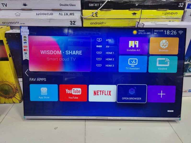 BUY 32 INCH SMART LED TV WITH WIFI YOUTUBE N NETFLIX 1