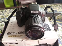 Canon EOS 650 D With Complete Accessories