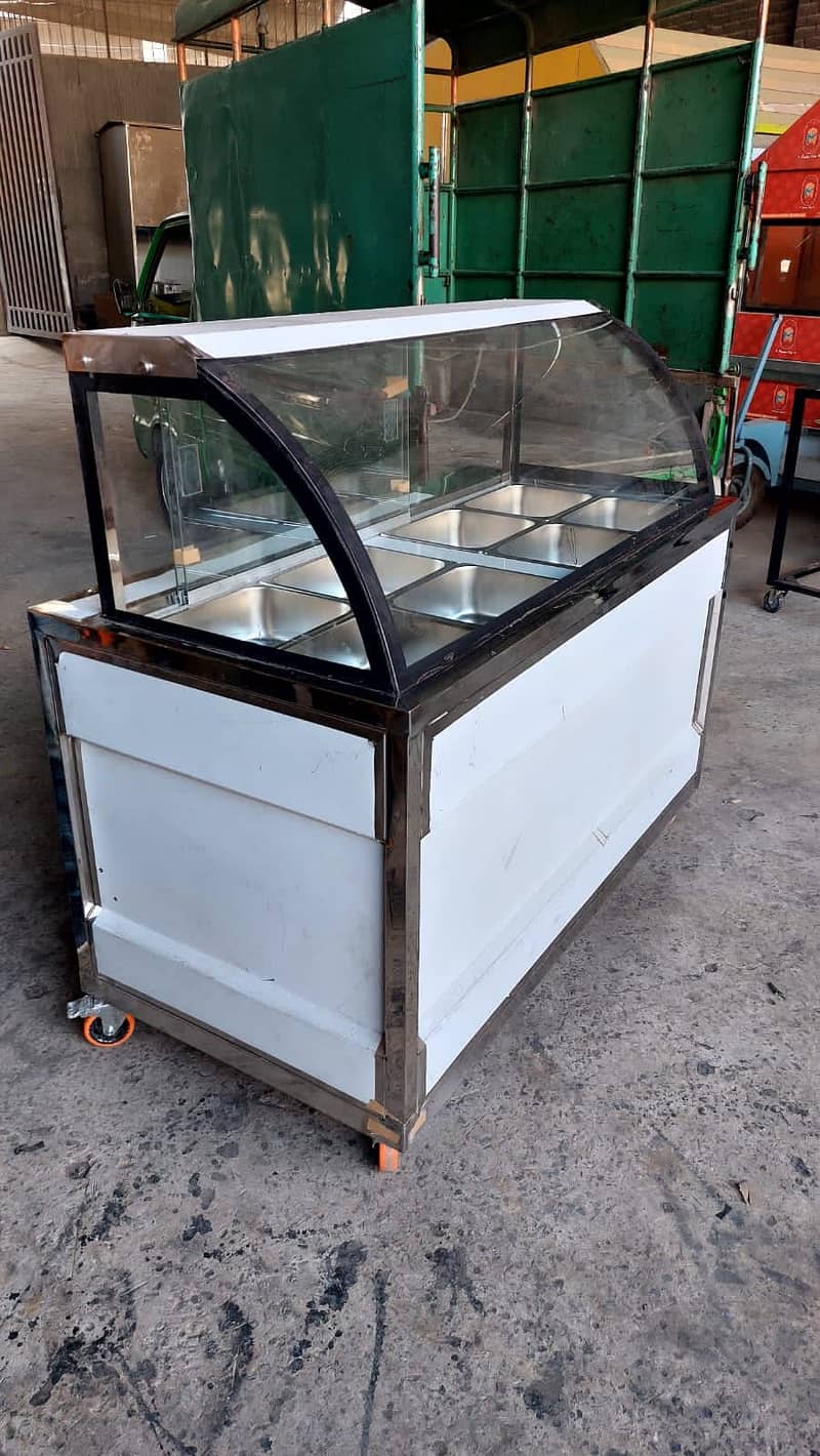 burger counter / Cake Counter / fryer / hot plate / for sale 1