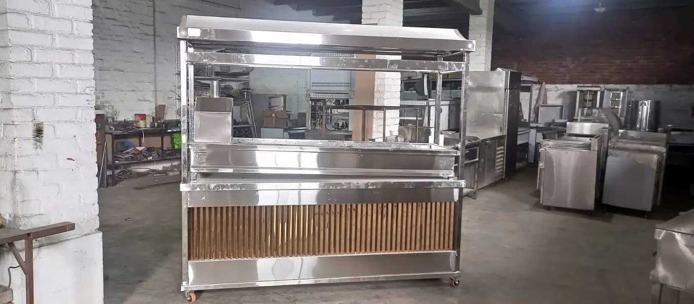 shawarma counter / Hot plate / grill counter / bbq counter for sale 5