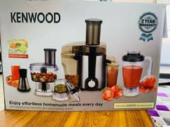 kenwood food factory complete with all the items in 1 year warrenty