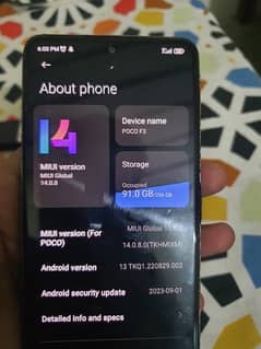 Xiaomi Poco F3 8Gb / 256GB