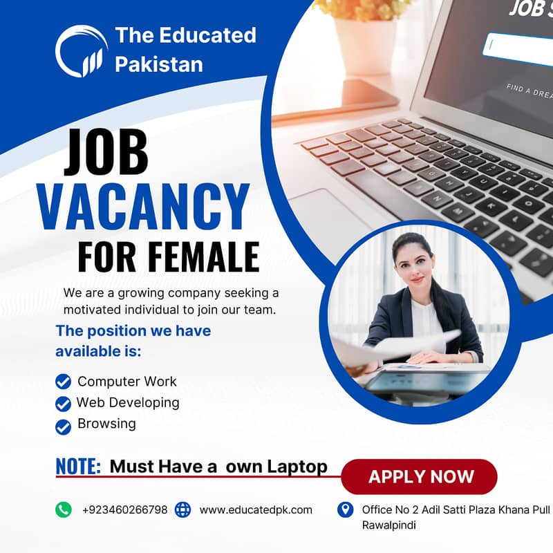 Female Required For office 0