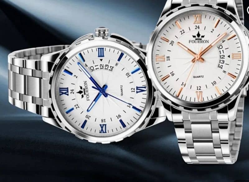 FOURRO men's business luminous quartz casual waterproof watch 0