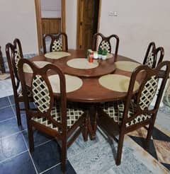 dining table with 6 chairs