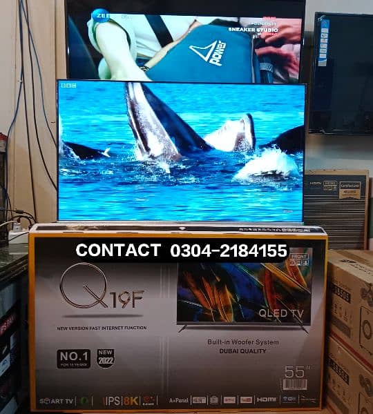 Led tv 55 inch android smart led tv new model 2024 5