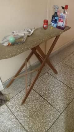 wooden iron stand and cloth iron hanger stand