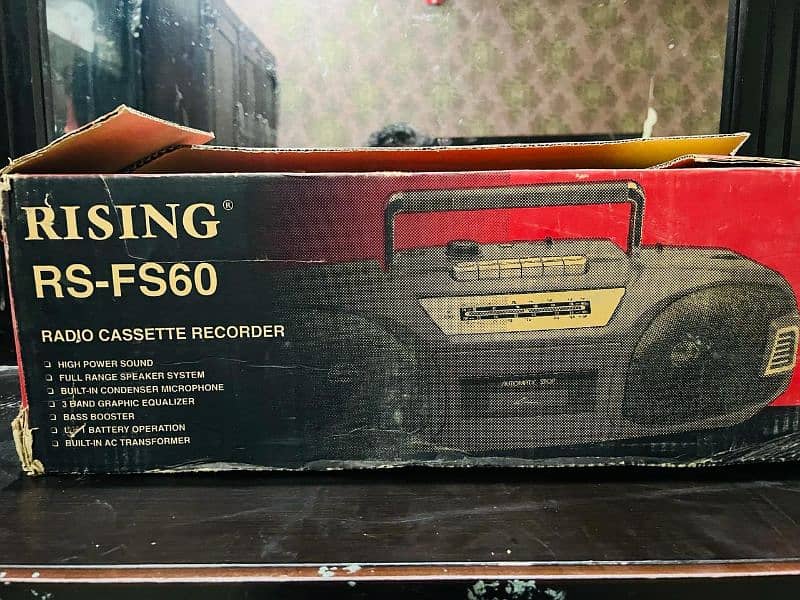 Audio Cassette Player Antique Old Model Brand New 2