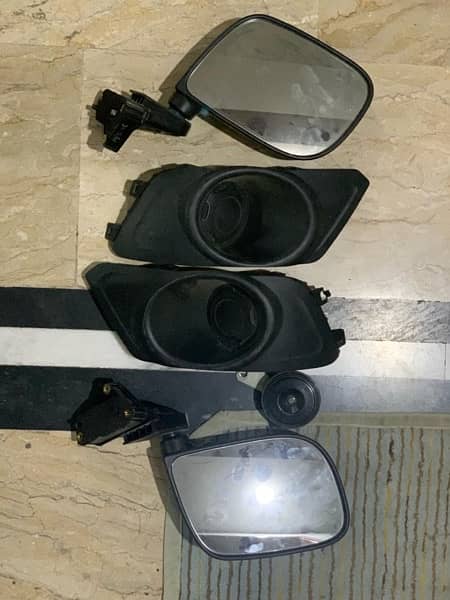 Wagon R 2021 Model Original Side Mirrors and Fog Lamp Cover 0