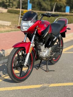 YBR 125 Red Color.