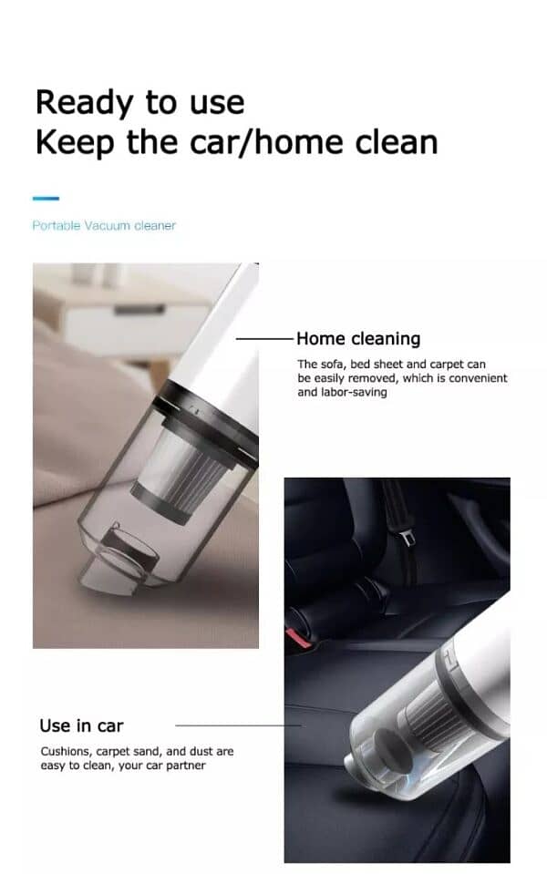 Handheld Vacuum Cleaner Usb Wireless Household Office Car Portable 4