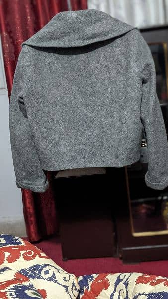 Grey wool coat 1