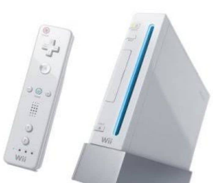 Nentendo wii with 8 cds a remot and a board 0