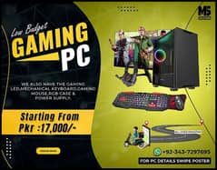 Gaming Pc/Low price brand new/Gaming system/Gaming computer