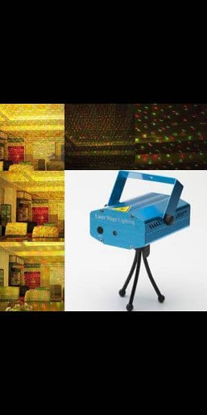 Mini LED Laser Projector Decorations Laser Disco Light Laser Ligh 7