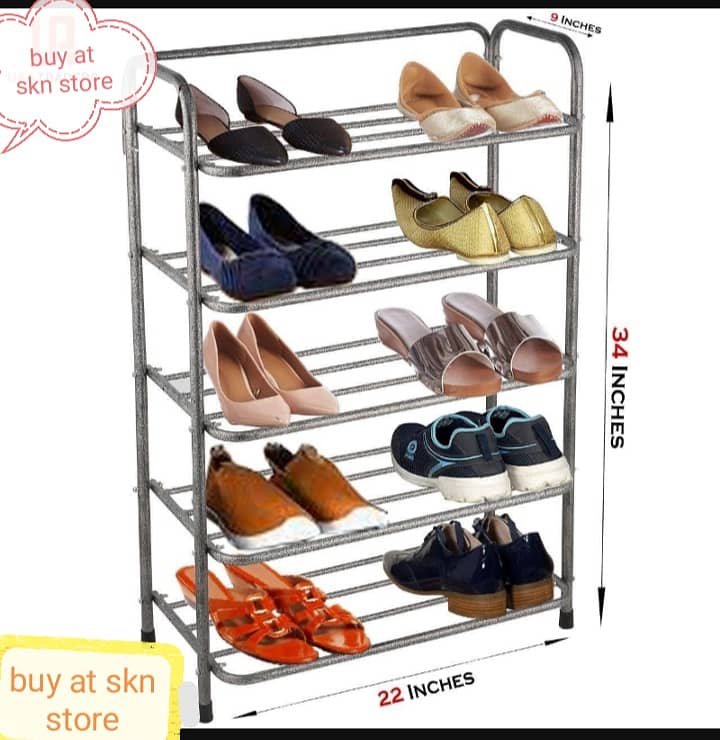 5 layer steel shoe rack ,shoe stand Strong and best matrial 0