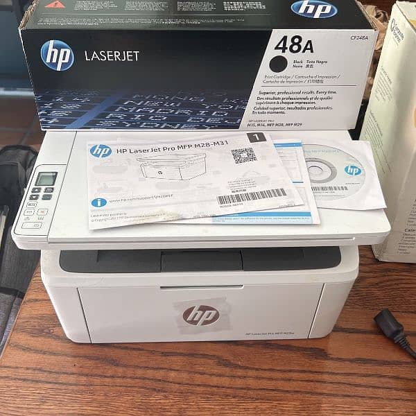 HP Laserjet M28W All in one printer WiFi Supported Refurbished 2