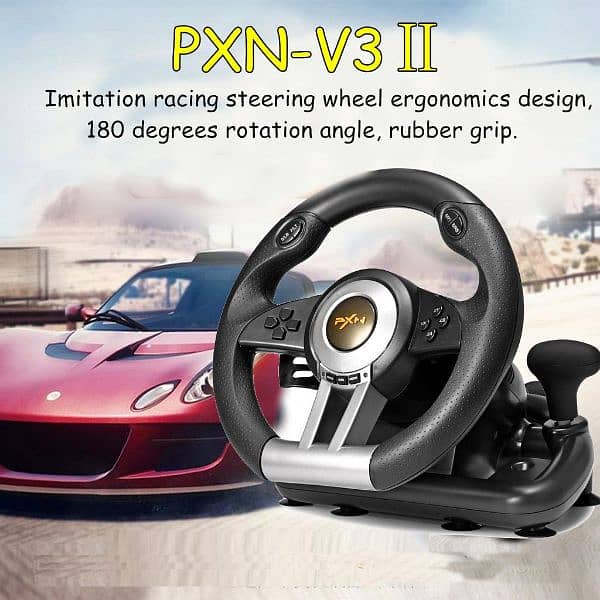 Pxn v3pro steering wheel universal 3