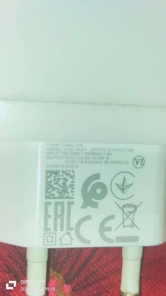 Oppo 65 wat charger for Sall 6