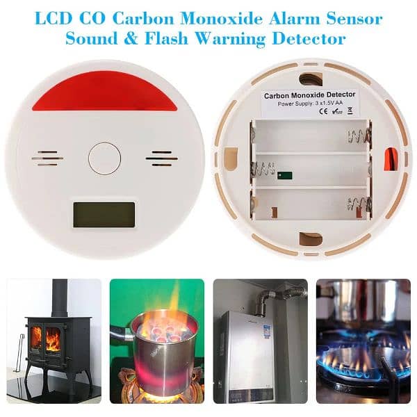 CO Carbon Monoxide Alarm Sensor Poisoning kitchen Smoke Gas Test 9