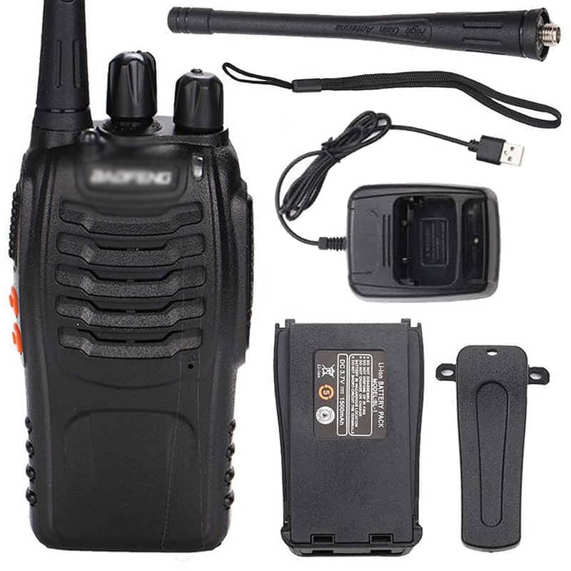 Boufing BF-888S Dual Band Handheld Radios Walkie Talkie set 2pcs 6