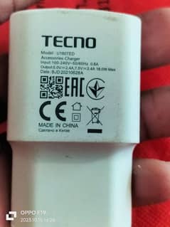 Tecno 18 wat charger for Sall