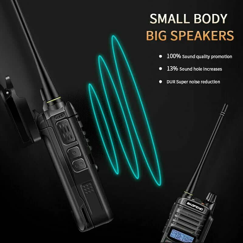 UV-9R Plus high volt waterproof walkie talkies set VHF & UHF supported 5