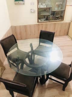 1 Dining Table with 4chairs 0